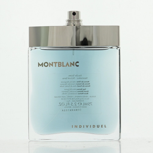 Mont Blanc Individuelle by Mont Blanc Tester for Men 2.5 Oz Eau De Toilette Spray