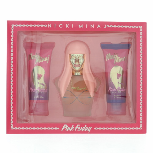 Nicki Minaj Pink Friday by Nicki Minaj Gift Set for Women 3.4 Oz Eau De Parfum Spray