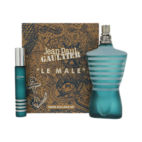 Jean Paul Gaultier by Jean Paul Gaultier Gift Set for Men 2 Piece Set For Men: 4.2 Oz Eau De Toilette Spray, 0.68 Oz Eau De Toilette Spray