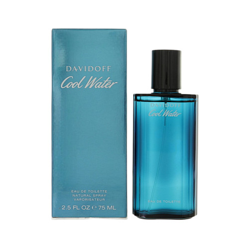 Cool Water by Davidoff Box for Men 2.5 Oz Eau De Toilette Spray