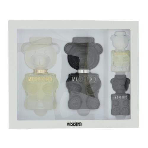 Moschino Toy Coffret by Moschino Gift Set for Men 4 Piece Gift Set - 1.0 Oz Toy 2 Eau De Parfum Spray
