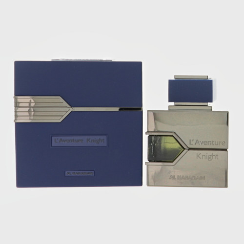 L' Aventure Knight by Al Haramain Box for Men 3.33 Oz Eau De Parfum Spray