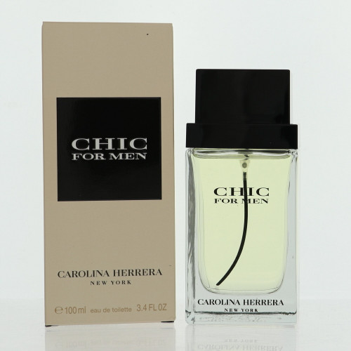 Chic by Carolina Herrera Box for Men 3.4 Oz Eau De Toilette Spray