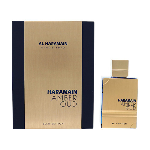 Amber Oud Bleu Edition by Al Haramain Box for Men 2 Oz Eau De Parfum Spray