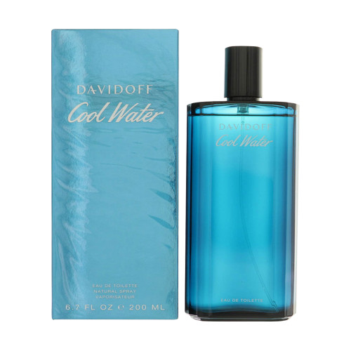 Cool Water by Davidoff Box for Men 6.7 Oz Eau De Toilette Spray