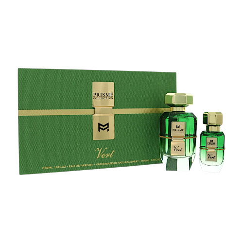 Prisme Vert by Patek Maison Gift Set for Men 2 Piece Set For Men: 3 Oz Eau De Parfum Spray, 1 Oz Eau De Parfum Spray