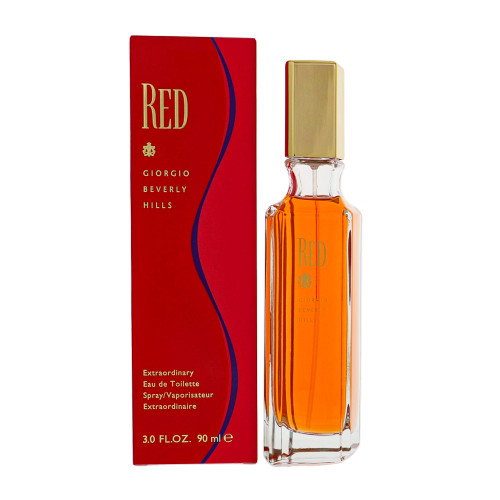 Red by Giorgio Beverly Hills Box for Women 3 Oz Eau De Toilette Spray
