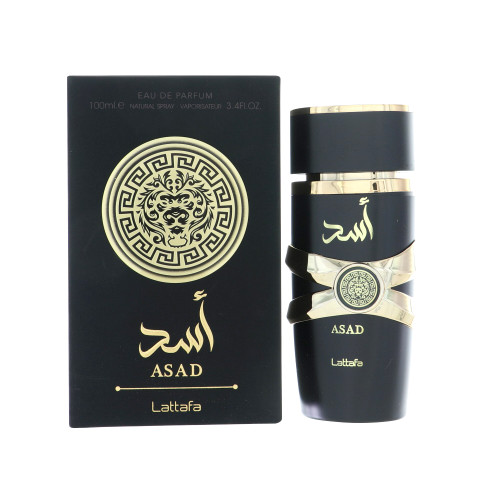 Asad by Lattafa Box for Men 3.4 Oz Eau De Parfum Spray