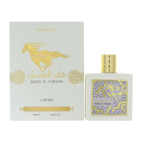 Qaed Al Fursan Unlimited by Lattafa Box for Men 3.04 Oz Eau De Parfum Spray