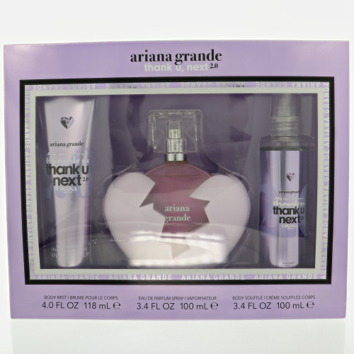 Thank You,Next 2.0 by Ariana Grande Gift Set for Women 3.4 Oz Eau De Parfum Spray