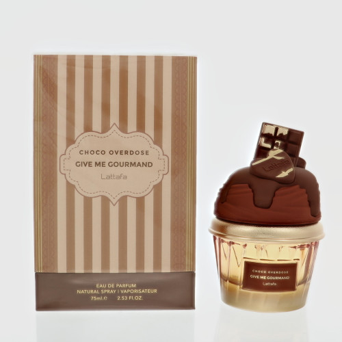 Give Me Gourmand Choco Overdose by Lattafa Box for Men 2.53 Oz Eau De Parfum Spray