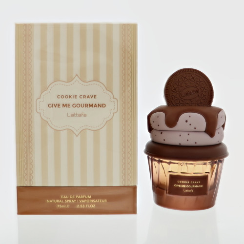 Give Me Gourmand Cookie Crave by Lattafa Box for Men 2.53 Oz Eau De Parfum Spray