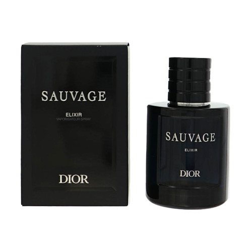 Sauvage Elixir by Christian Dior Box for Men 3.4 Oz Eau De Parfum Spray