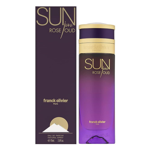 Sun Java Rose Oud by Franck Olivier Box for Women 2.5 Oz Eau De Parfum Spray