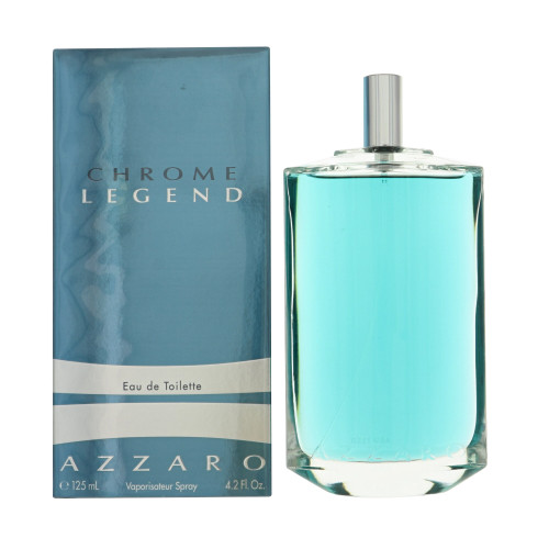 Chrome Legend by Azzaro Box for Men 4.2 Oz Eau De Toilette Spray