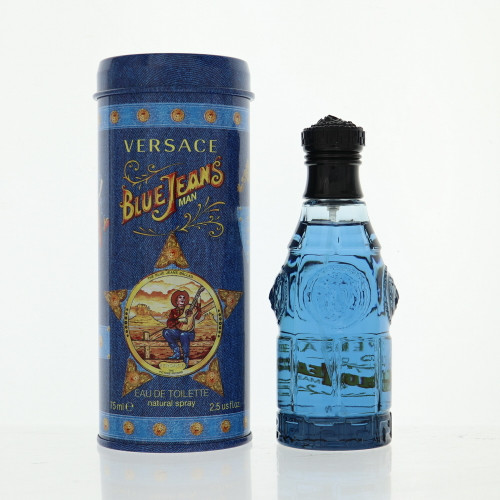 Blue Jeans by Versace Box for Men 2.5 Oz Eau De Toilette Spray