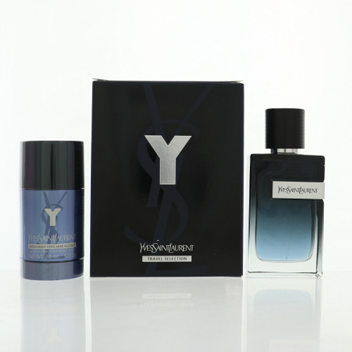 Y by Yves Saint Laurent Gift Set for Men 2 Piece Set For Men: 3.3 Oz Eau De Parfum Spray, 2.6 Oz Stick Deodorant