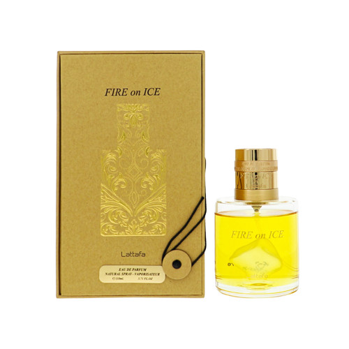 Fire On Ice by Lattafa Box for Men 3.71 Oz Eau De Parfum Spray