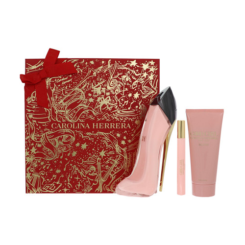 Ch Good Girl Blush by Carolina Herrera Gift Set for Women 2.7 Oz Eau De Parfum Spray