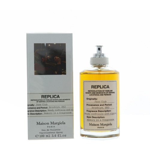Replica Jazz Club by Maison Margiela Box for Men 3.4 Oz Eau De Toilette Spray
