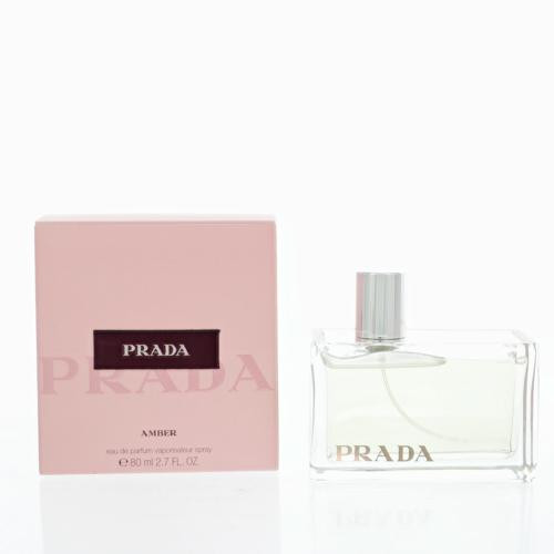 Amber by Prada Box for Women 2.7 Oz Eau De Parfum Spray