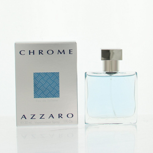 Chrome by Azzaro Box for Men 1 Oz Eau De Toilette Spray