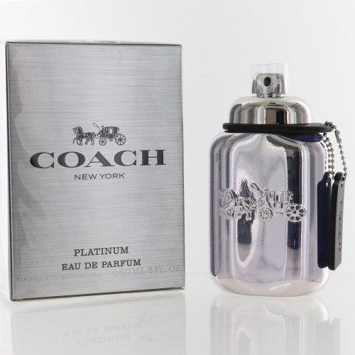 Coach Platinum by Coach Box for Men 2.0 Oz Eau De Parfum Spray