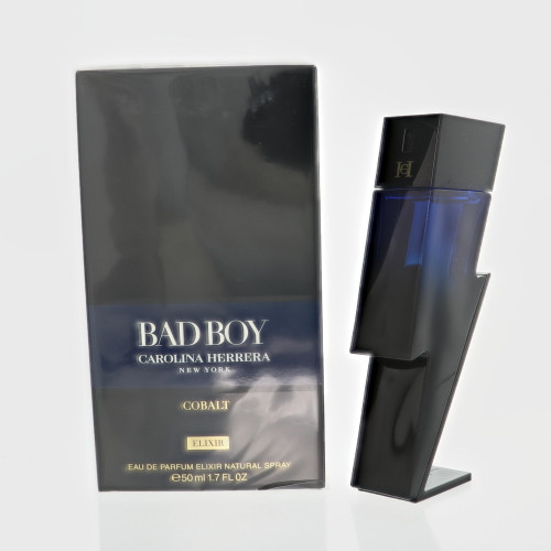 Bad Boy Cobalt Elixir by Carolina Herrera Box for Men 1.7 Oz Eau De Parfum Spray
