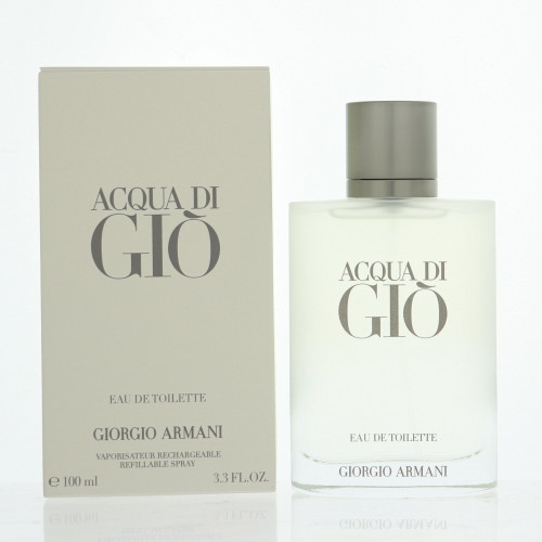 Acqua Di Gio by Giorgio Armani Box for Men 3.3 Oz Eau De Toilette Spray