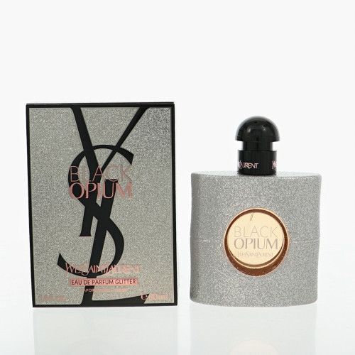 Black Opium Glitter by Yves Saint Laurent Box for Women 1.6 Oz Eau De Parfum Spray
