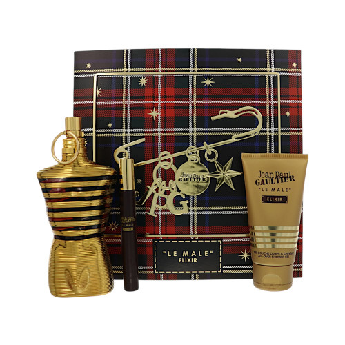 Le Male Elixir by Jean Paul Gaultier - 3 Piece Set bottle for Men
