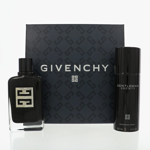 Gentlemen Society by Givenchy Gift Set for Men 2 Piece Set For Men: 3.3 Oz Eau De Parfum Spray, 5 Oz Deodorant Spray