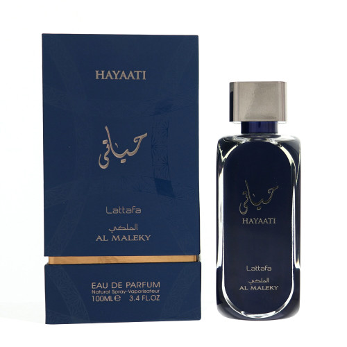 Hayaati Al Maleky by Lattafa Box for Men 3.4 Oz Eau De Parfum Spray