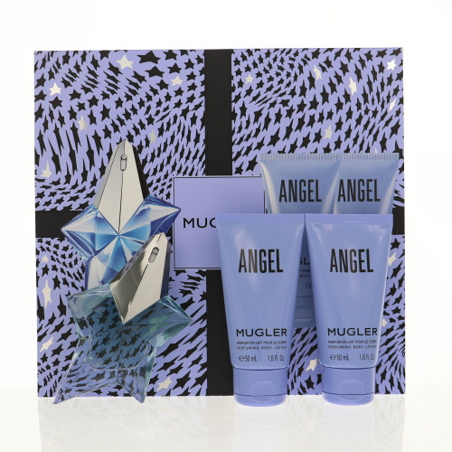 Angel by Thierry Mugler Gift Set for Women 3 Piece Set For Women: 3 Piece Gift Set - 0.8 Oz Eau De Parfum Refillable Spray, 1.6 Oz Body Lotion, 1.6 Oz Body Lotion