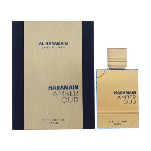 Amber Oud Blue Edition by Al Haramain Box for Men 6.7 Oz Eau De Parfum Spray