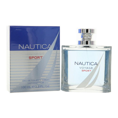 Nautica Voyage Sport by Nautica Box for Men 3.3 Oz Eau De Toilette Spray