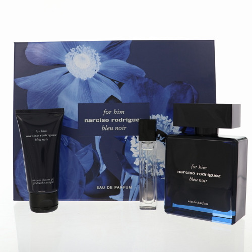 Narciso Rodriguez Bleu Noir by Narciso Rodriguez Gift Set for Men 3.3 Oz Eau De Parfum Spray