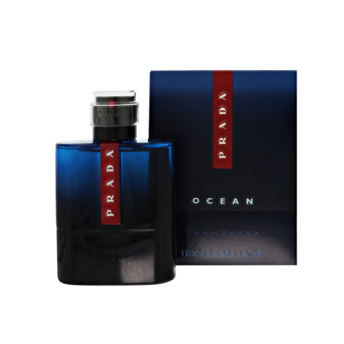 Luna Rossa Ocean by Prada Gift Set for Men 2 Piece Set For Men: 3.3 Oz Eau De Toilette Refillable Spray, 0.33 Oz Eau De Toilette Refillable Spray
