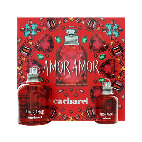 Amor Amor by Cacharel Gift Set for Women 3.4 Oz Eau De Toilette Spray