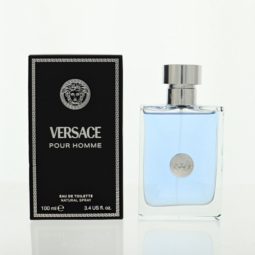 Versace Pour Homme by Versace Box for Men 3.4 Oz Eau De Toilette Spray