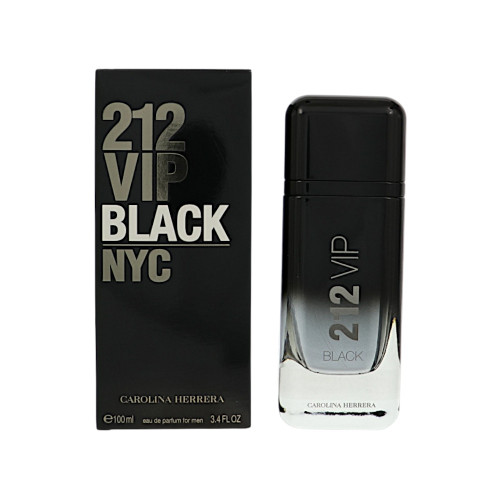 212 Vip Black by Carolina Herrera Box for Men 3.4 Oz Eau De Parfum Spray