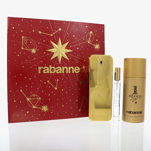 Paco Rabanne 1 Million by Paco Rabanne Gift Set for Men 3.4 Oz Eau De Toilette Spray