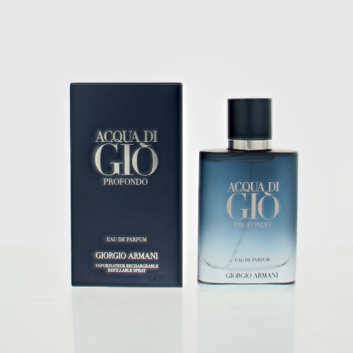 Acqua Di Gio Profondo by Giorgio Armani Box for Men 1.6 Oz Eau De Parfum Spray