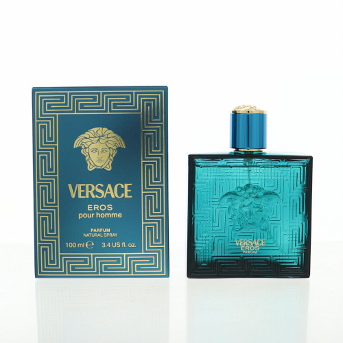 Versace Eros by Versace Box for Men 3.4 Oz Parfum Spray
