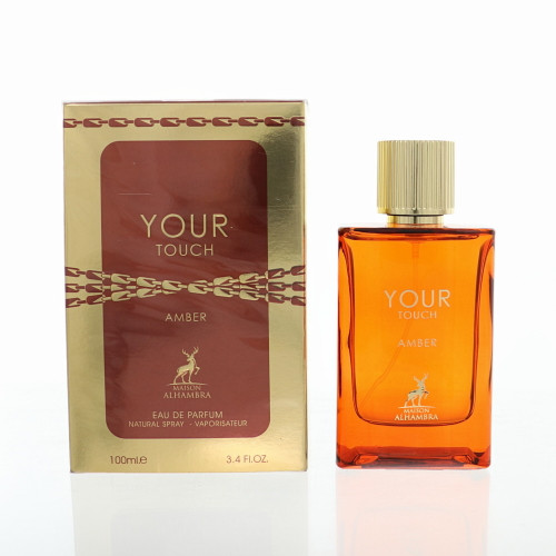 Lattafa Your Touch Amber by Lattafa Box for Men 3.4 Oz Eau De Parfum Spray