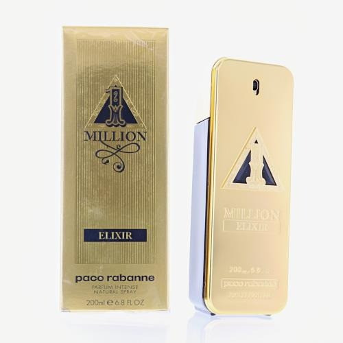 Paco Rabanne 1 Million Elixir by Paco Rabanne Box for Men 6.8 Oz Eau De Parfum Intense Spray