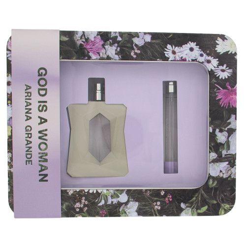 God Is A Woman by Ariana Grande Gift Set for Women 2 Piece Gift Set - 1.7 Oz Eau De Parfum Spray, 0.34 Oz Eau De Parfum Spray