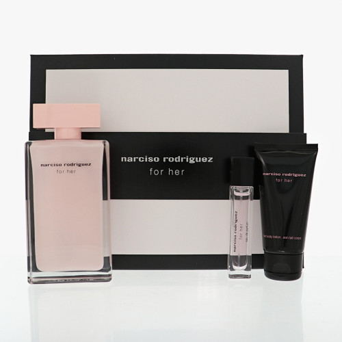 Narciso Rodriguez by Narciso Rodriguez Gift Set for Women 3.3 Oz Eau De Parfum Spray