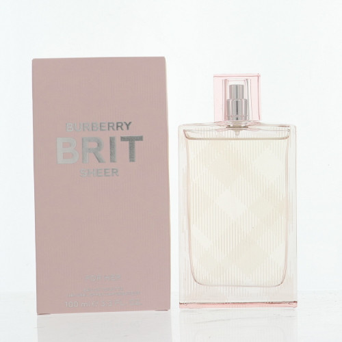 Burberry Brit Sheer by Burberry Box for Women 3.3 Oz Eau De Toilette Spray