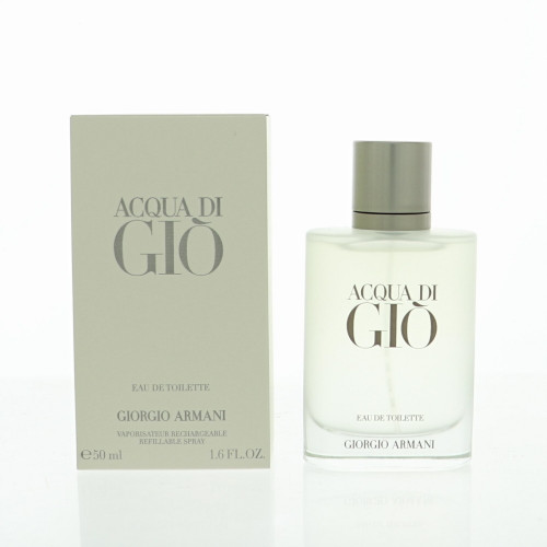 Acqua Di Gio by Giorgio Armani Box for Men 1.6 Oz Eau De Toilette Spray